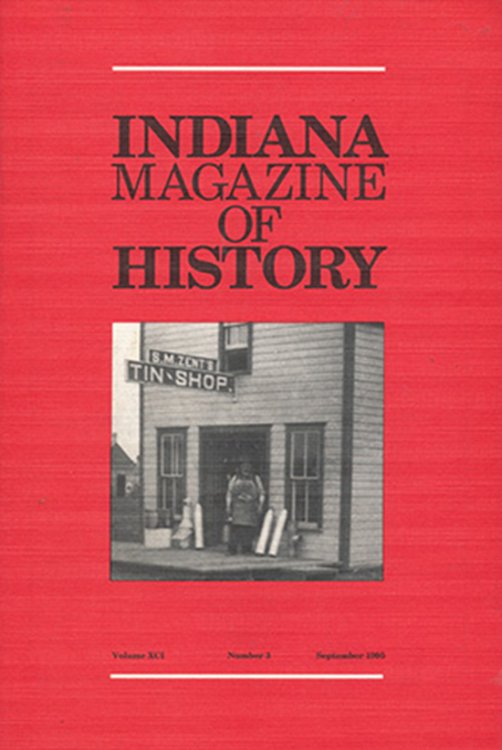 Indiana Magazine of History (Volume XCI, Number 3, September 1995)