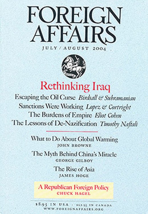 Foreign Affairs (July/August 2004, Vol 83, No. 4)