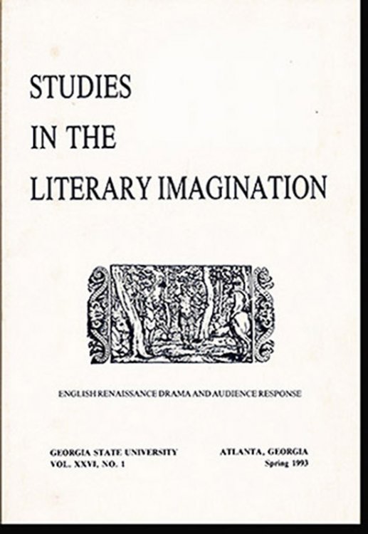 Studies in the Literary Imagination (Volume XXVI , No. 1, Spring 1993)