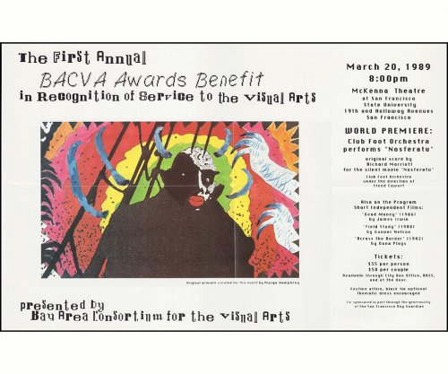 Poster: The First Annual BACVA Awards Benefit (Artwork by Margo Humphrey)