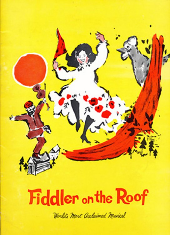 Fiddler on the Roof Program (Harold Prince Production)
