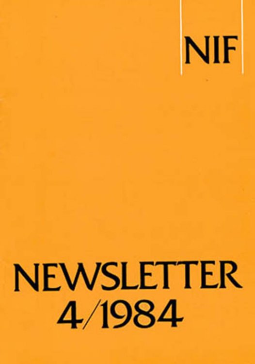NIF Newsletter 4 (Vol 12, 1984)