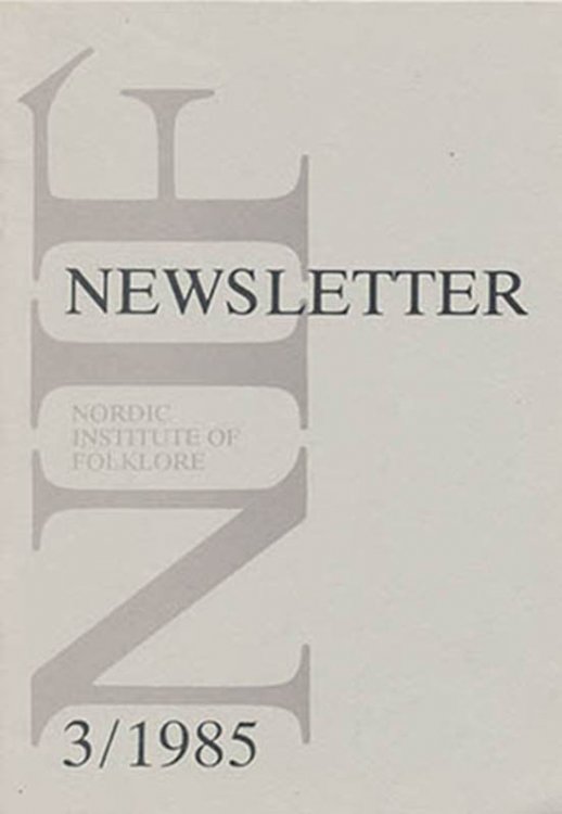 NIF Newsletter 3 (Vol 13 , Sept 1985)