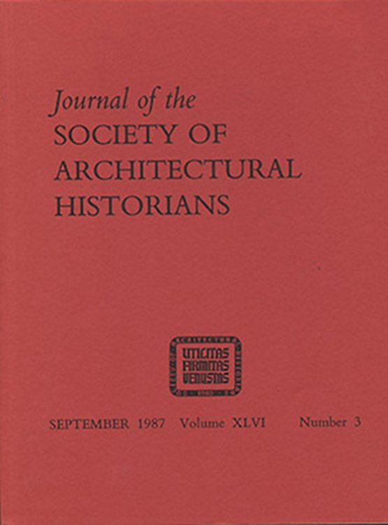 Journal of the Society of Architectural Historians (Vol XLVI, No. 3, Sept 1987)