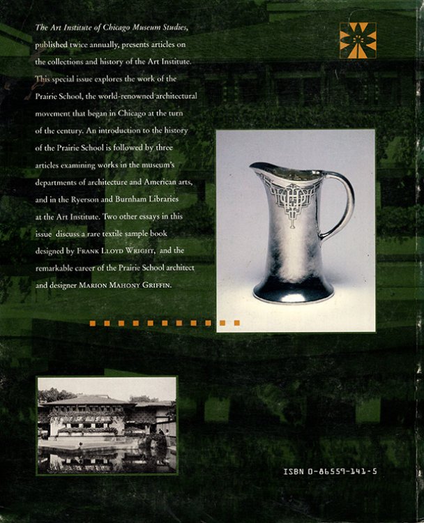 The Prairie School Design Vision for the Midwest (Museum Studies)