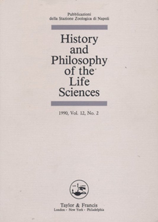 History and Philosophy of the Life Sciences (Vol. 12, No. 2)