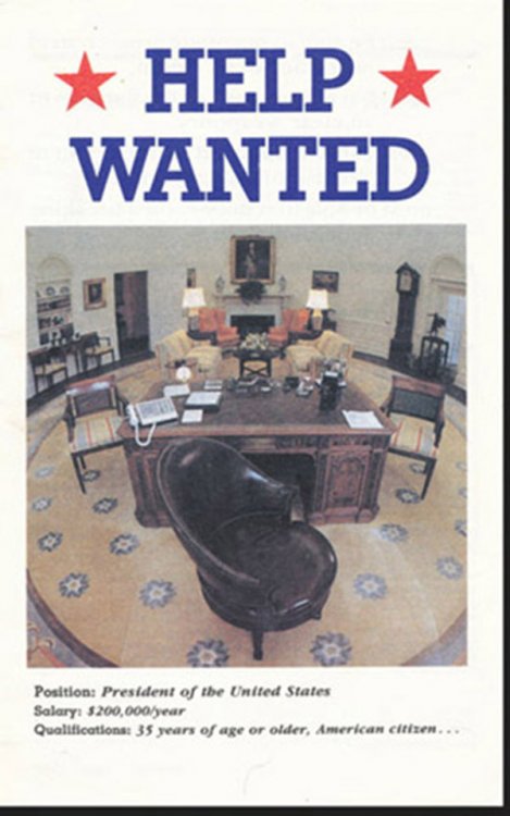 SANE Pamphlet: Help Wanted: President of the United States