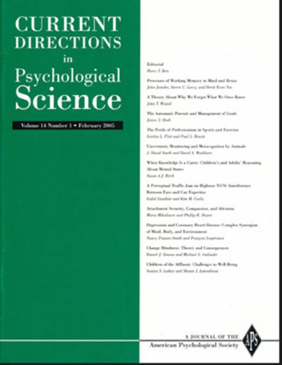 Current Directions in Psychological Science (Volume 14, Number 1, February 2005)