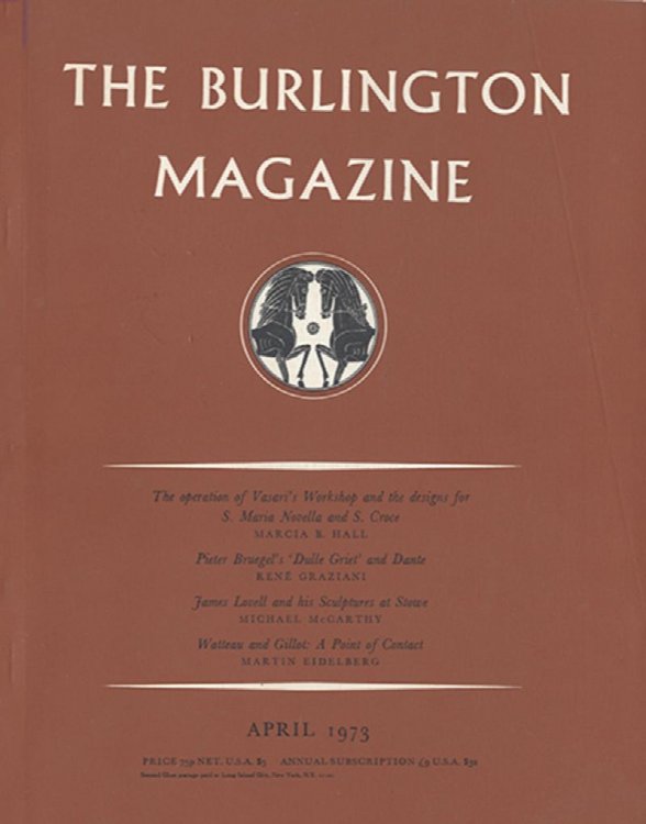 The Burlington Magazine (Volume CXV, Number 841, April 1973)