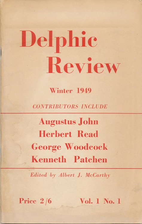 Delphic Review (Vol. 1, No. 1, Winter 1949)