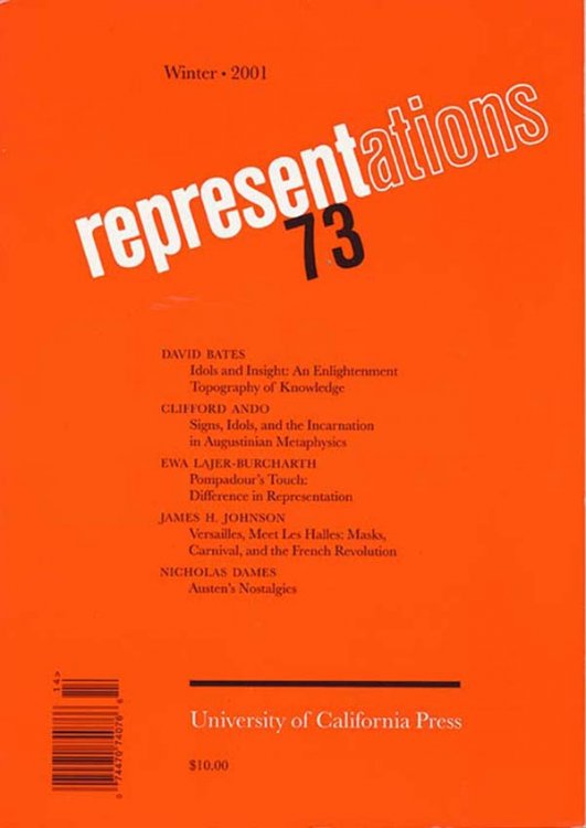 Representations 73 (Winter 2001)