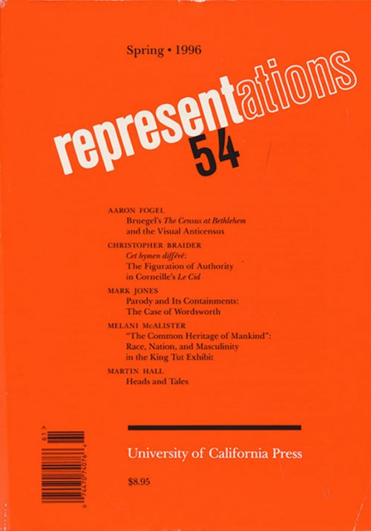 Representations 54 (Spring 1996)
