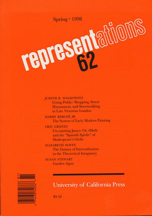 Representations 62 (Spring 1998)