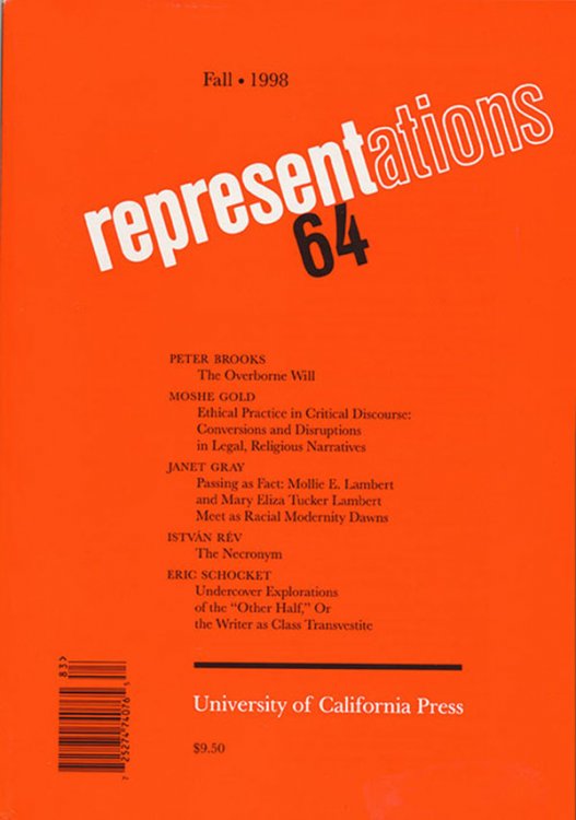Representations 64 (Fall 1998)
