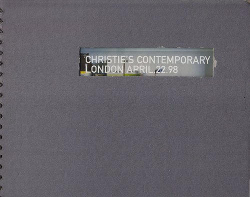 Christie's Contemporary London April 22, 1998