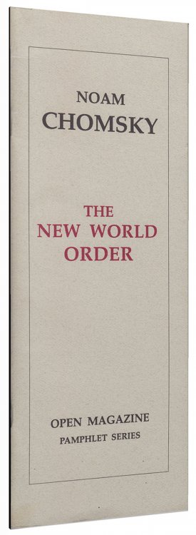 The New World Order (Open Magazine Pamphlet Series)