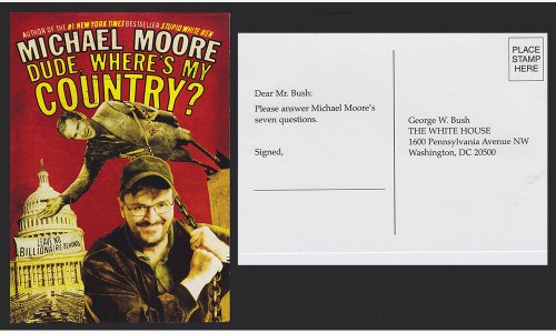 Dude, Where's My Country (6x4.25 Inches: Postcard)