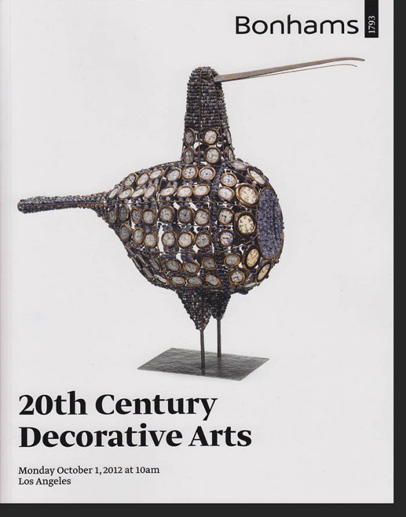 20th Century Decorative Arts (Bonhams: Los Angeles, October 1, 2012)