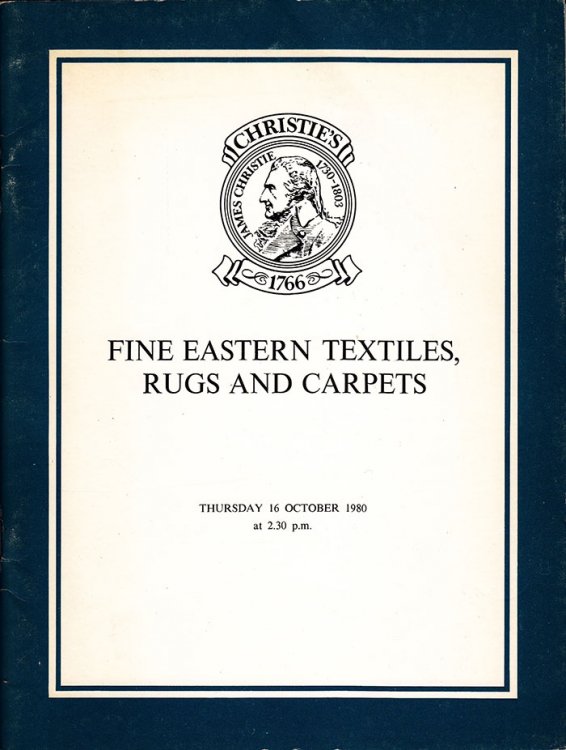 Fine Eastern Textiles, Rugs and Carpets (Christie's 16 October 1980)