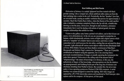 Interiors (October 1-November 14, 1998)