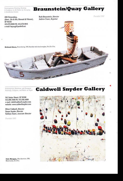 SFADA: San Francisco Art Dealers Association Directory 2000