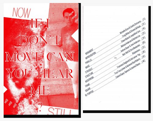 If I Don't Move Can You Hear Me (Matrix 235, Gallery Brochure and Booklet)