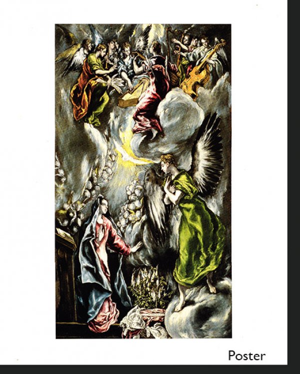 Image for Anunciacion, 1596-1600 (The Annunciation) Poster Anunciacion, 1596-1600 (The Annunciation) Poster