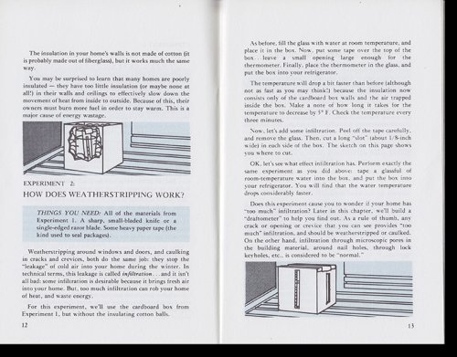 Energy Conservation: Experiments you can do . . . From Edison