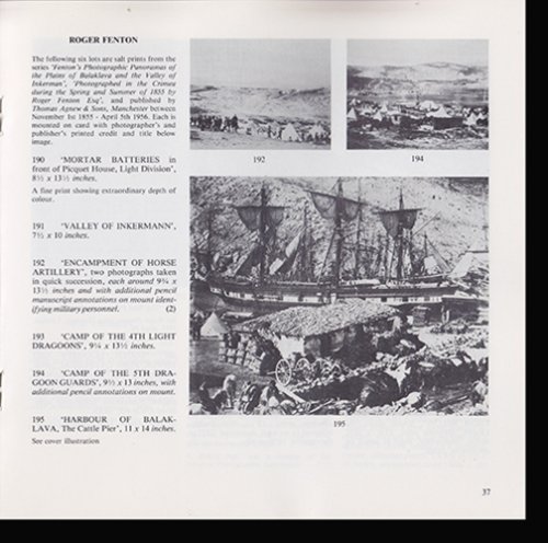 Christie's South Kensington: 19th and 20th Century Photographs (March 29, 1984)