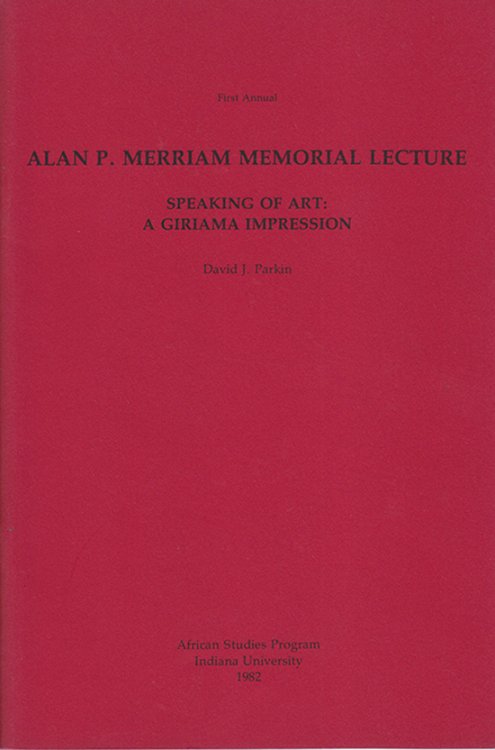 Speaking of Art: A Giriama Impression