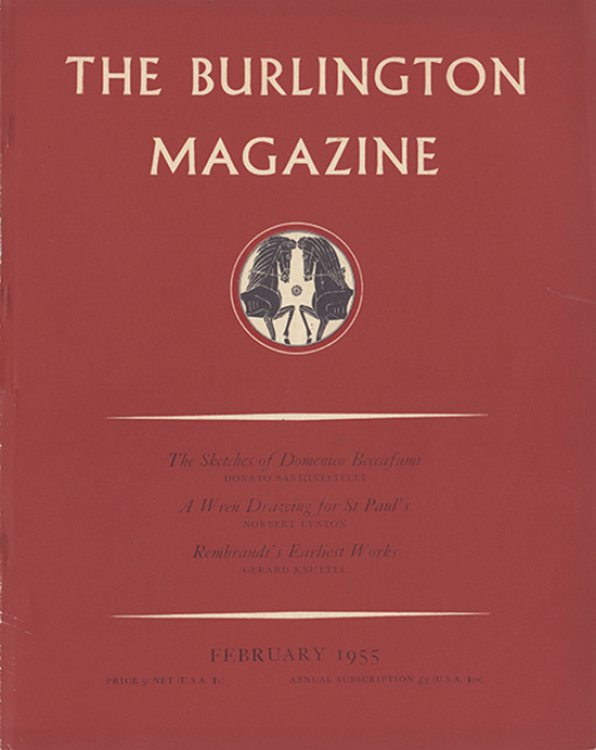 The Burlington Magazine (Vol. XCVII, No. 623, February 1955)