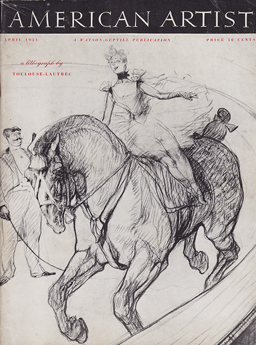 American Artist ( Vol 15, April 1951, No. 4, Issue 144)