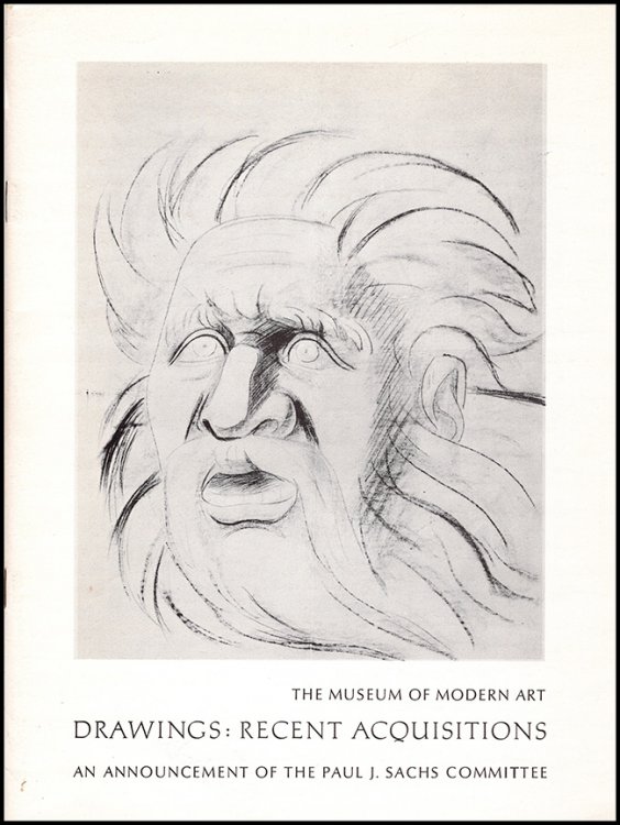 Drawings: Recent Acquisitions: An Announcement of the Paul J. Sachs Committee