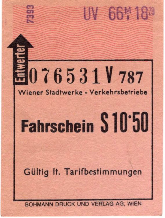 Fahrschein (Ticket)