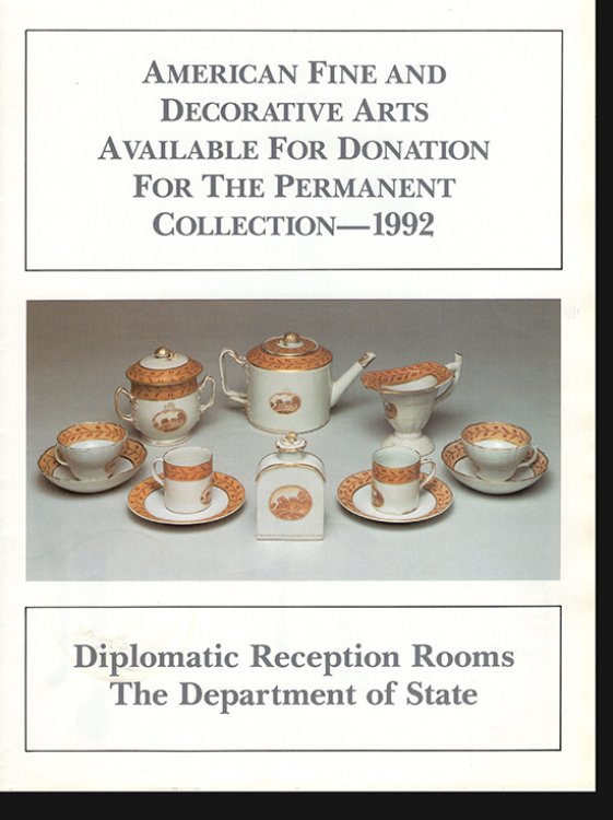 American Fine and Decorative Arts Available for Donation for the Permanent Collection - 1992