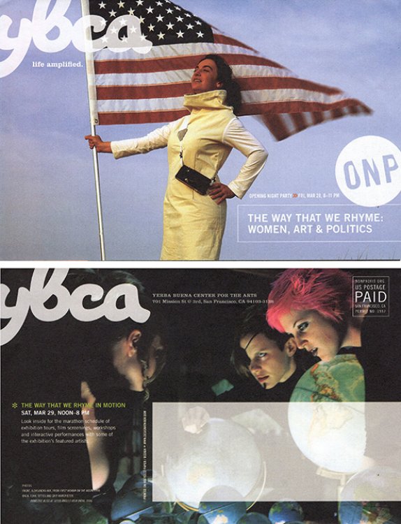 The Way That We Rhyme: Women, Art and Politics (Poster/Pamphlet)