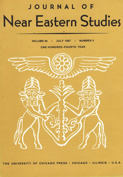 Journal of Near Eastern Studies (Vol 46, July 1987, No. 3)