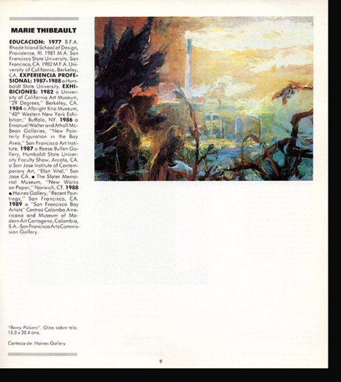 San Francisco Bay Artists (Centro Colombo Americano, 1989)