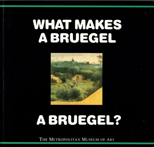 What Makes a Bruegel a Bruegel