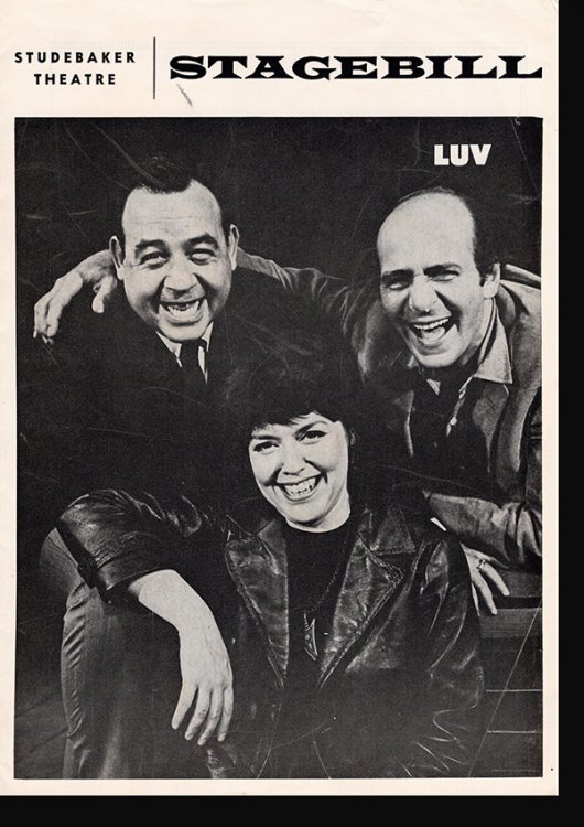 Stagebill for Luv (Week of May 8, 1966, Bosley, Loudon, Edelman)