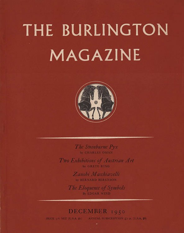 Image for The Burlington Magazine (Vol. XCII, No. 573, December 1950) The Burlington Magazine (Vol. XCII, No. 573, December 1950)