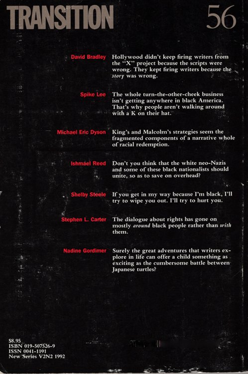 Transition: The X Factor (Volume 2: No. 56)