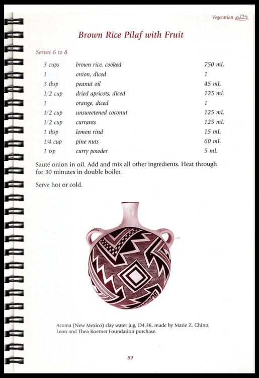 From the Collection: UBC Museum of Anthropology Cookbook, 50th Anniversary Edition, Museum Note #37