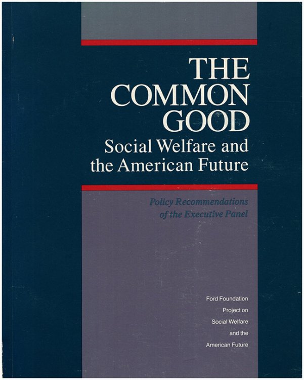 Common Good: Social Welfare and the American Future: policy recommendations of the Executive Panel, Ford Foundation Project on Social Welfare and the American Future