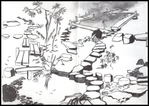 [Drawings of ] The Liminal Garden