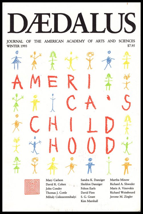 Daedalus: America's Childhood (Volume 122, No 1, Winter 1993 )