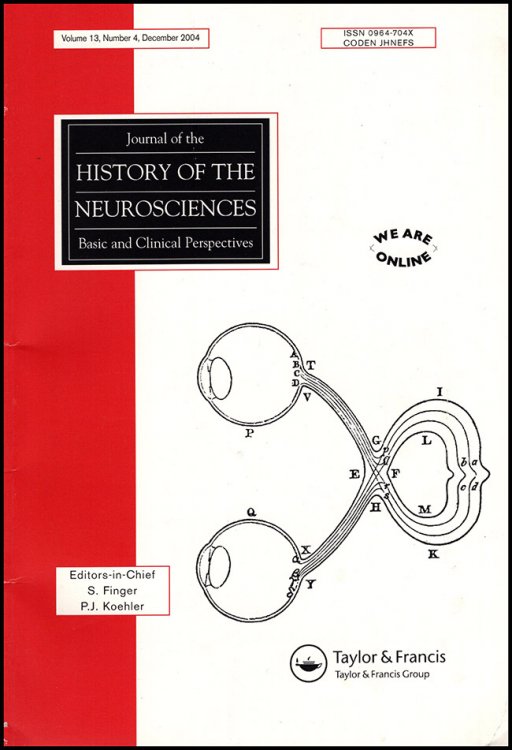 Journal of the History of the Neurosciences (Vol 13, No. 4, December 2004)