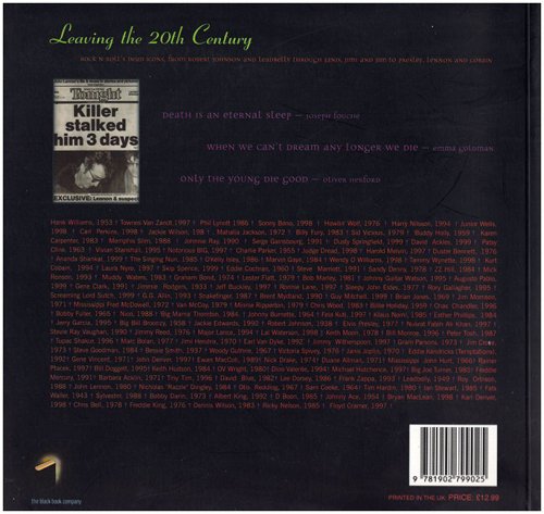Leaving The Twentieth Century: The Last Rites of Rock N Roll