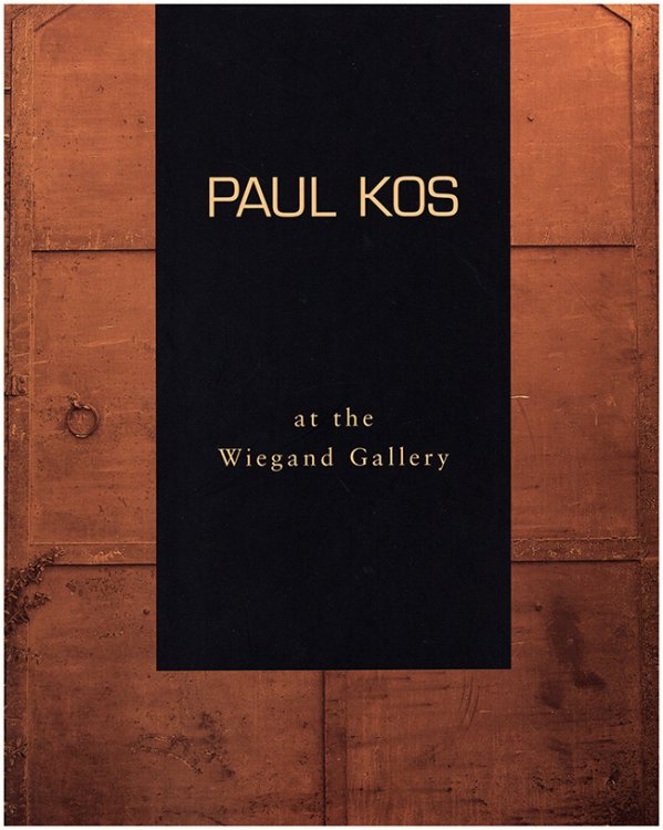 Paul Kos at the Wiegand Gallery (September 13 - November 19, 1994)