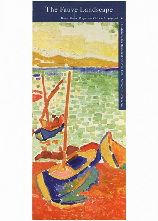 Brochure: The Fauve Landscape: Matisse, Derain, Braque, and their Circle 1904-1908 (Los Angeles County Museum of Art)